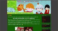 Desktop Screenshot of oslavy.makile.net