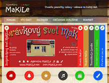 Tablet Screenshot of makile.net