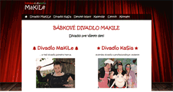 Desktop Screenshot of divadlo.makile.net