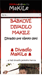 Mobile Screenshot of divadlo.makile.net